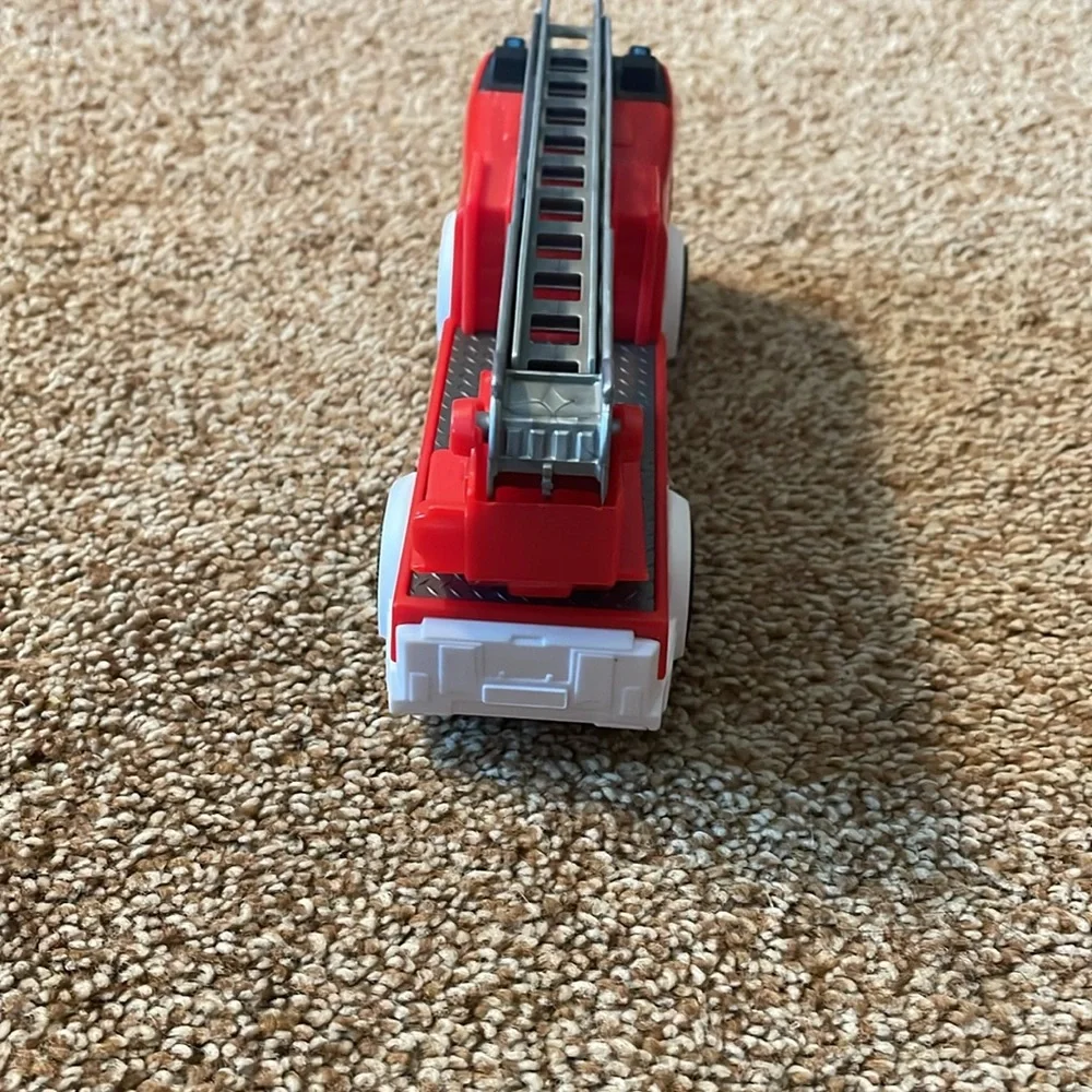 Dickie Toys Fire Rescue 6” red plastic vehicle